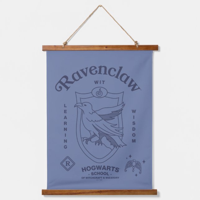 RAVENCLAW™ Wit Learning Wisdom Crest Hanging Tapestry (Front)