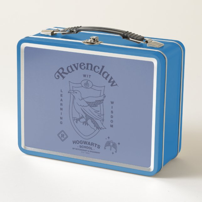 RAVENCLAW™ Wit Learning Wisdom Crest Metal Lunch Box (Front)