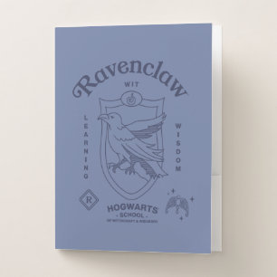 RAVENCLAW™ Wit Learning Wisdom Crest Pocket Folder