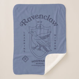RAVENCLAW™ Wit Learning Wisdom Crest Sherpa Blanket