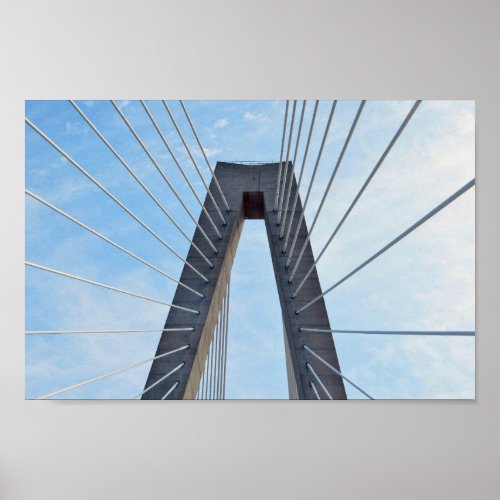 Ravenel Bridge Charleston South Carolina Poster