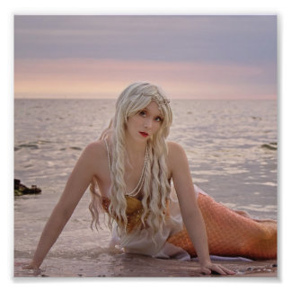 Ravenna Beach Mermaid Photo Print
