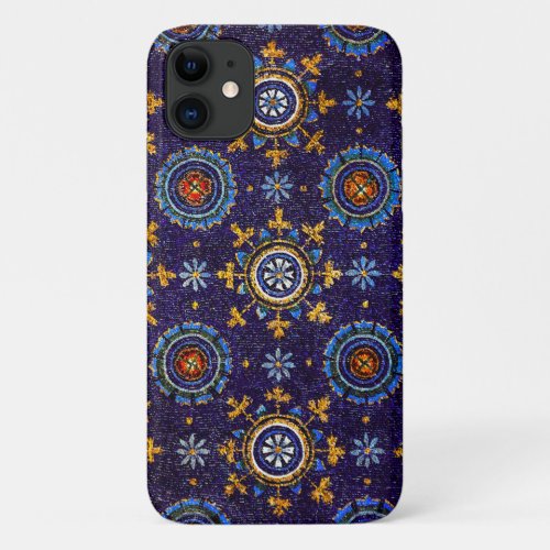 RAVENNA BYZANTINE MOSAICSSTARSBLUE STARRY NIGHT iPhone 11 CASE