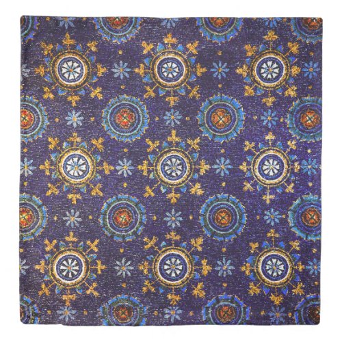 RAVENNA BYZANTINE MOSAICSSTARSBLUE STARRY NIGHT DUVET COVER