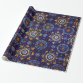 Night Blue Wrapping Paper