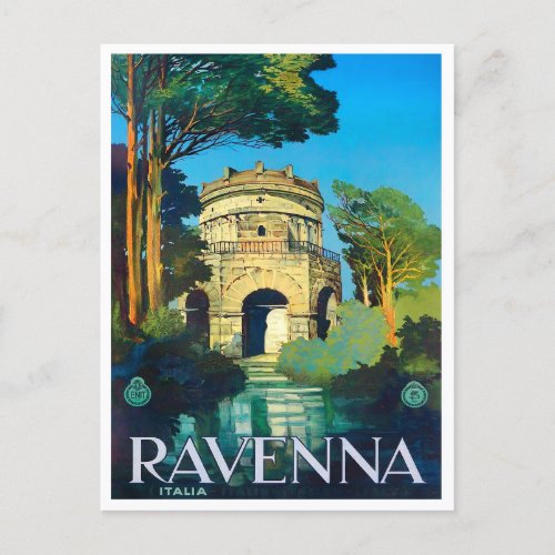 Ravenna Italy vintage travel Postcard