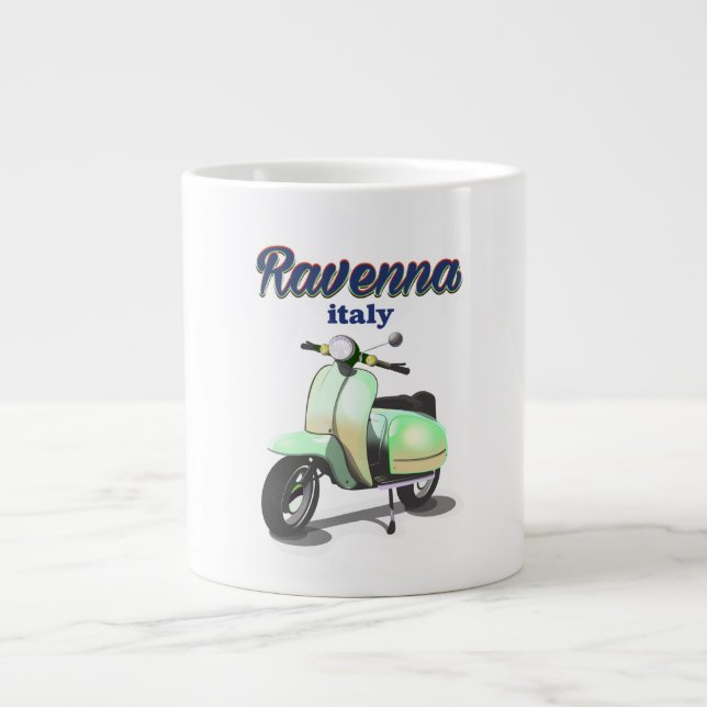 Ravenna Italy vintage Travel poster Giant Coffee Mug (Front)