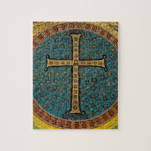 Ravenna Mosaic Cross Jigsaw Puzzle