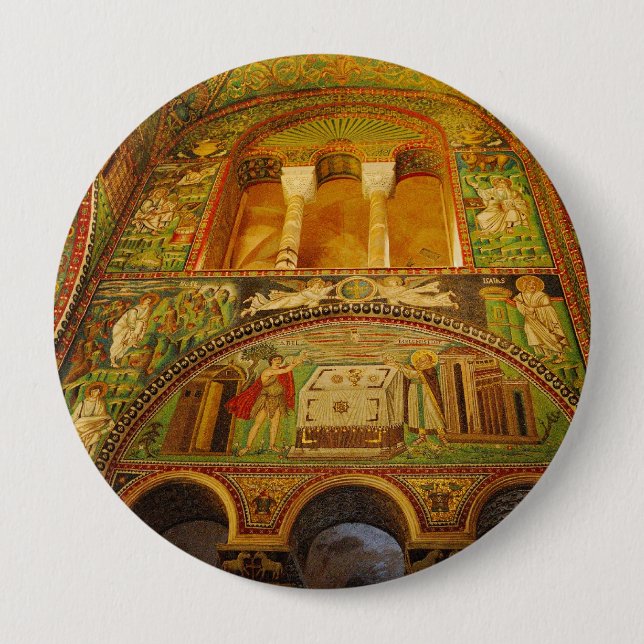 Ravenna mosaics button (Front)