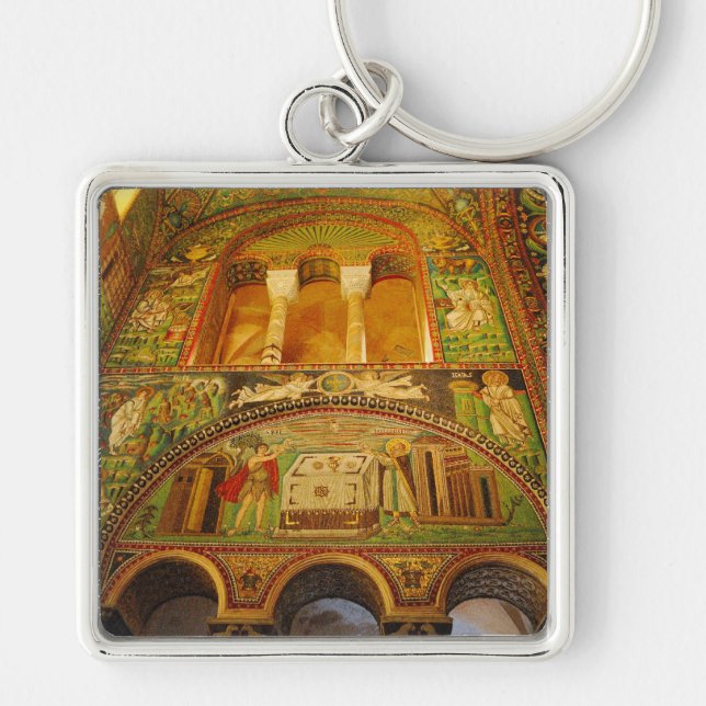 Ravenna mosaics keychain (Front)