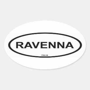 RAVENNA OVAL STICKER