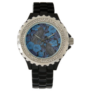 Ravens and  blue roses watch