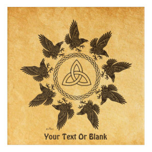 Ravens Circle Dance Acrylic Print