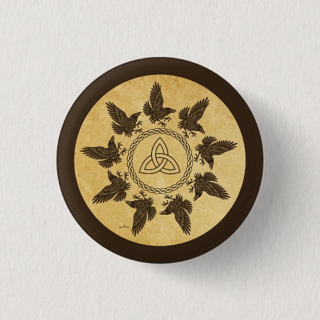 Ravens Circle Dance Button (Front)