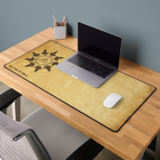 Ravens Circle Dance Desk Mat