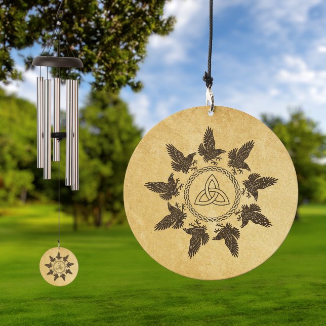 Ravens Circle Dance Wind Chime (Outdoor)
