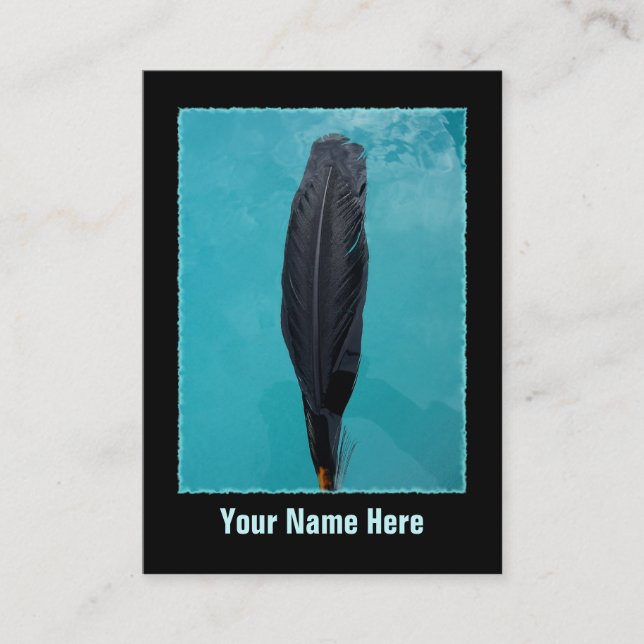 Raven's Feather Business Card (Front)