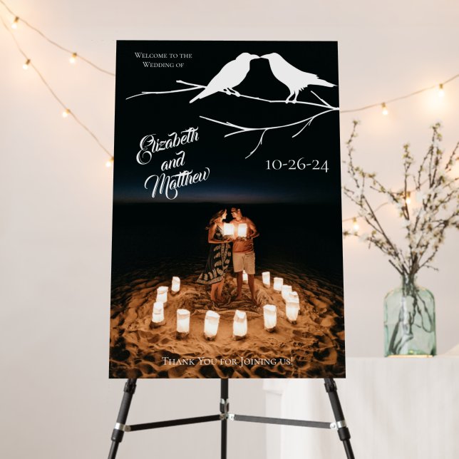 Ravens Gothic Wedding Foam Board (In Situ (Stand))