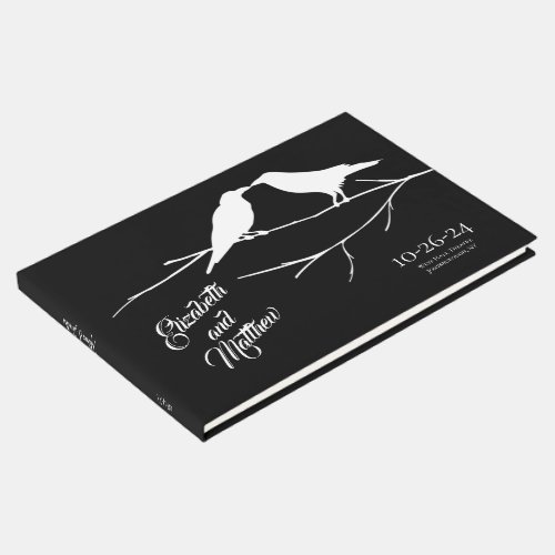 Ravens Gothic Wedding Guest Book