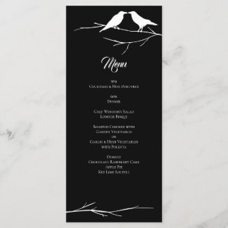 Ravens Gothic Wedding Menu