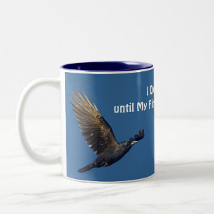Ravens in Flight Wildlife Lover Mug