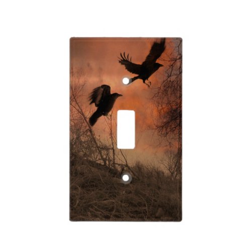 Ravens In Motion Light Switch Cover