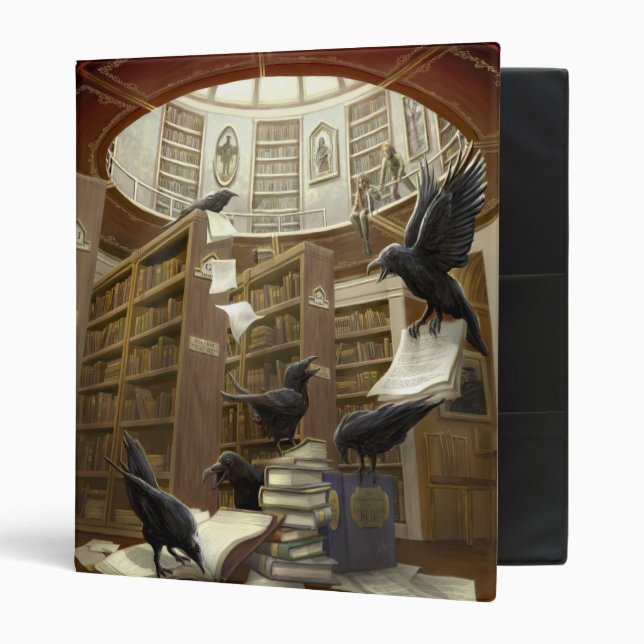 Ravens in the Library Binder (Front/Inside)