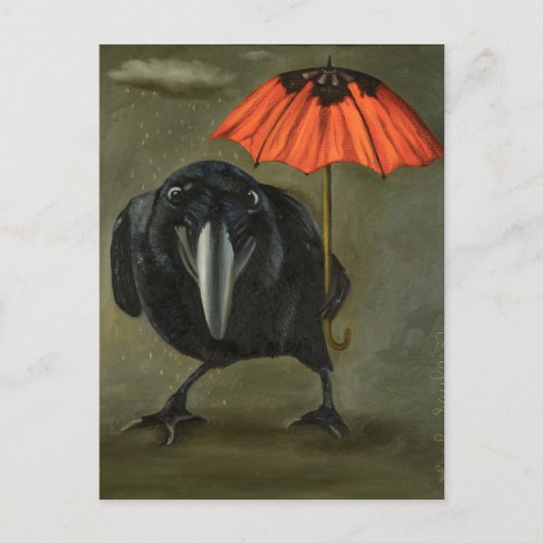 ravens rain 2 postcard