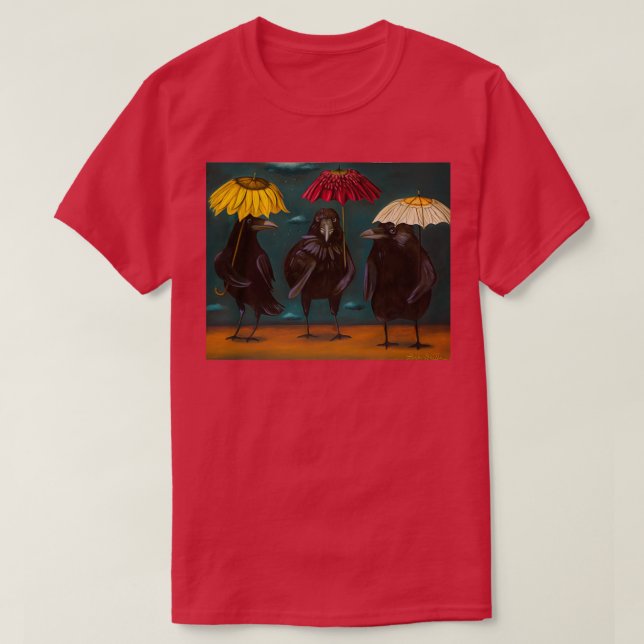 Ravens Rain T-Shirt (Design Front)