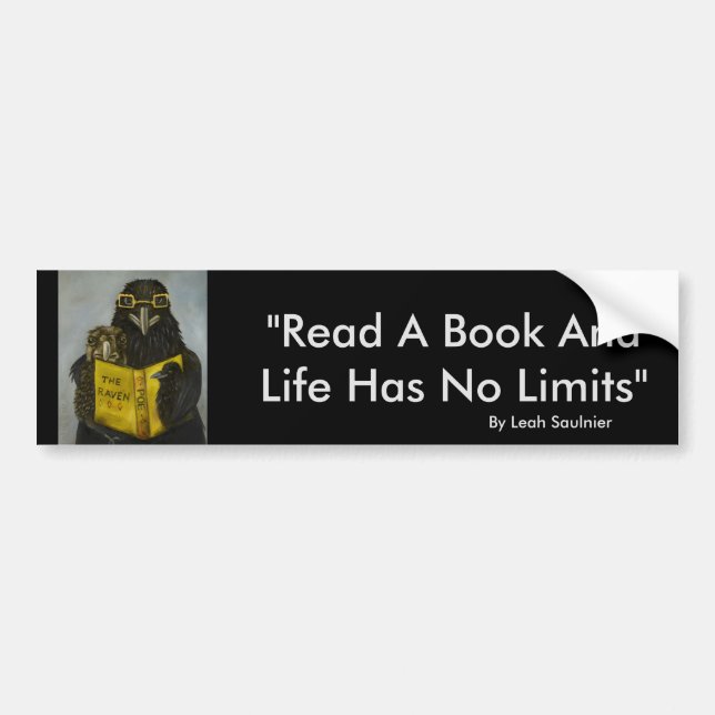 Ravens Read Bumper Sticker (Front)