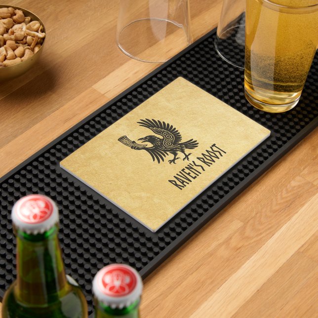 Raven's Roost Pub Wick Scotland Bar Mat (Insitu (Bar 2))