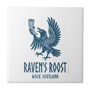 Raven's Roost Pub Wick Scotland Ceramic Tile