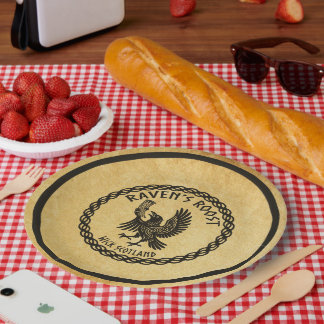 Raven's Roost Pub Wick Scotland Paper Plates