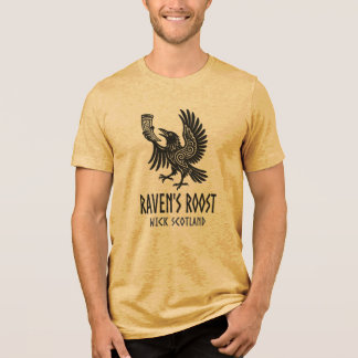 Raven's Roost Pub Wick Scotland Tri-Blend Shirt