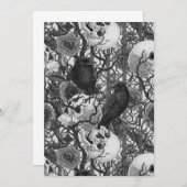 Raven's secret. Dark and moody gothic illustration (Front/Back)