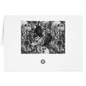 Raven's secret. Dark and moody gothic illustration (Back Horizontal)