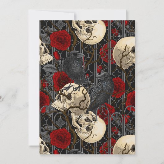 Raven's secret. Dark and moody gothic illustration (Front)