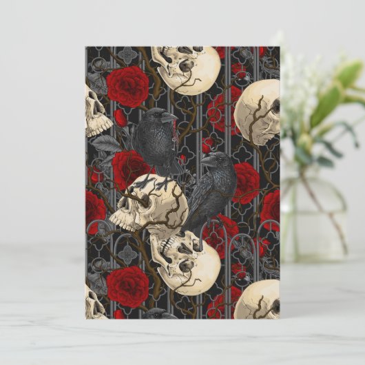 Raven's secret. Dark and moody gothic illustration (Standing Front)