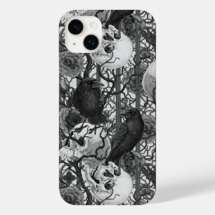 Raven's secret. Dark and moody gothic illustration Case-Mate iPhone 14 Plus Case