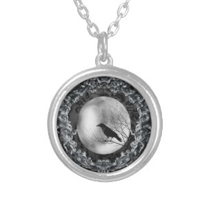 Raven's Spell Silver Plated Necklace