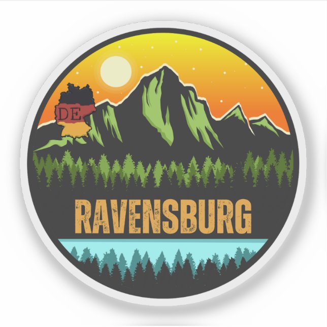 Ravensburg, Baden-Württemberg Germany Sticker (Front)