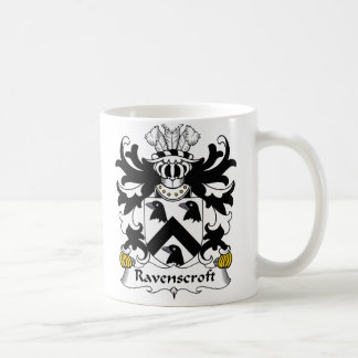 Ravenscroft Family Crest Coffee Mug