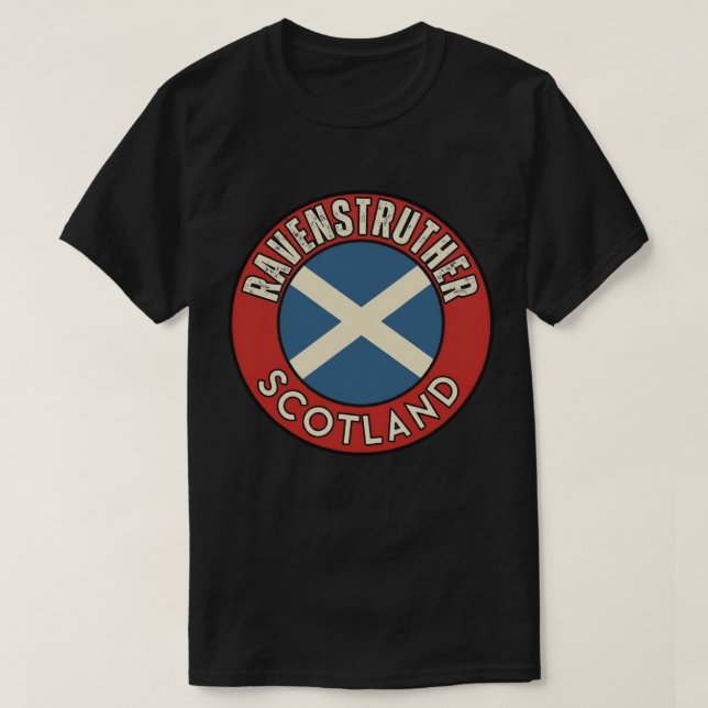 Ravenstruther, Scotland T-Shirt (Design Front)