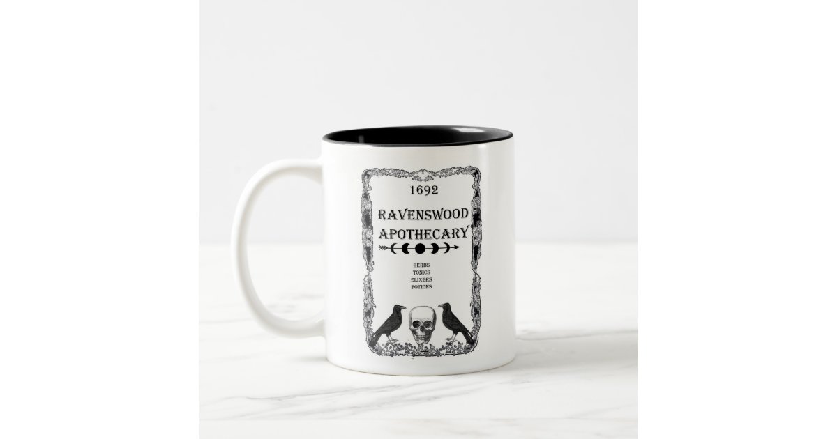 https://rlv.zcache.com/ravenswood_apothecary_mug_skull_raven-r5239008e58fb41e08e42a22bcd2cfd7a_x7j1m_8byvr_630.jpg?view_padding=%5B285%2C0%2C285%2C0%5D