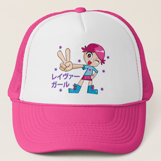 Raver Girl Hat (Front)
