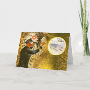Ravilious - Commander of a Submarine Letterpress Thank You Card