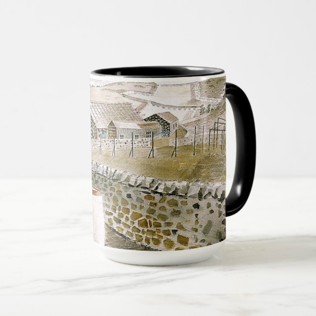 Ravilious - Convoy Passing an Island Mug (Front Right)
