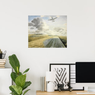 Ravilious - Runway Perspective Poster