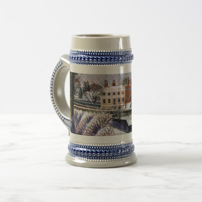 Ravilious - Vicarage in Winter, fine art Mug (Front Left)