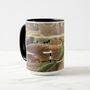Ravilious--Wiltshire Landscape, Mug
